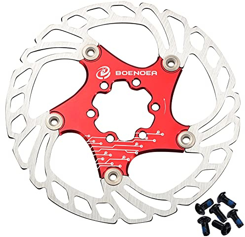 Boenoea 140mm 160mm 180mm 203mm Fahrrad Schwimmende Bremsscheibe mit 6 Schrauben für Mountain Rennrad MTB BMX