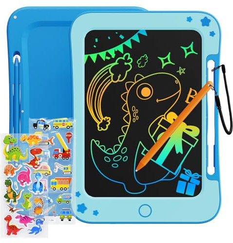TEKFUN LCD Schreibtafel Kinder Spielzeug ab 3 4 5 6 7 Jahre alt Junge Mädchen, 8,5 Zoll Zaubertafel Maltafel zum Geburtstag & Jahrestagsgeschenk (Hellblau)