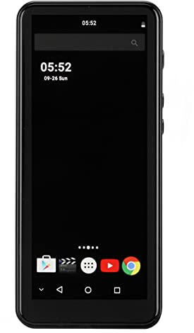 Lettore MP4, Lettore Digitale Senza Perdita di Schermo Touch da 4,0 Pollici con Bluetooth e WiFi, Lettore Musicale HiFi MP3 MP4 Portatile con Batteria da 2050 MAh, per (Nero)