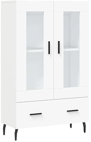 vidaXL Highboard Weiß 69,5x31x115 cm Holzwerkstoff