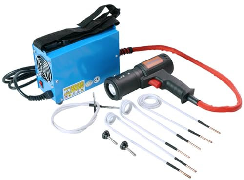 ZWJABYY Magnetic Induction Heating Kit,1500W High Intensity Handheld,Magnetic Heating Bolt Removal Tool,Induction Heating Bolt Removal Tool,Blue-110V