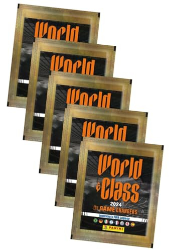 Panini World Class 2024 Fussball Sticker - 5 Tüten Sammelsticker