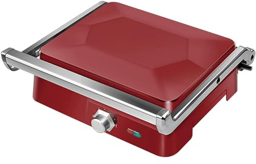 Generic Indoor Grill Sandwich Toaster with Nonstick Plates - Temperature Adjustment, Easy Clean, 90° and 180° Opening - Ideal for Any Sandwich Thickness