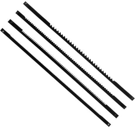 24-teiliges FONGKNOX-Dekupiersägen-Werkzeug 127 mm, Karbonstahl-Laubsägen-Werkzeug mit Querstift, 10/15/18/24 Zähne, Standard-Feinsägeblatt für die Holzbearbeitung Kunststoff, Elektrowerkzeug-Zubehör