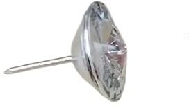 EAXAY Nägel, Polsternägel, Acryl-Strass-Kristallknöpfe, Polsternagel-Nieten, Sofa-/Bett-/Kopfteil-Dekor, Möbelnägel, klare Kristalle(25mm)