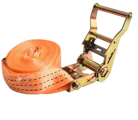 Tie Down Cargo Strap Ratchet Belt with Buckle for Secure Luggage Transport and Storage (6 Meters)