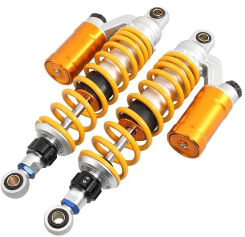 Amortisseur Moto Suspension Amortisseur pneumatique de Moto 350 mm pour XJR CX500 CB400 Quad Dirt Street pour Bobber pour Scrambler
