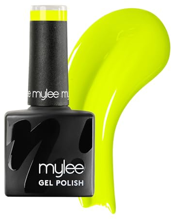 Mylee Gel Nail Polish 8ml [You Had Me At Yellow] - UV/LED Soak-Off Nail Art Manicure Pedicure for Professional, Salon & Home Use [Neon Range] - Long Lasting & Easy to Apply