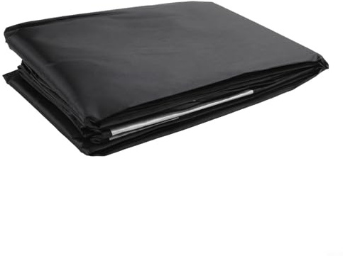 Zilimontt Outdoor-Schaukel-Abdeckung aus 210D wasserdichtem, silberbeschichtetem Oxford-Tuch für Regen-, Schnee- und Sonnenschutz mit einfacher Installation für Zweisitzer, (schwarz) (Dreisitzer)