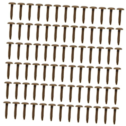 TOPBATHY 200pezzi Borchie Fatte Mano in Metallo Ferro Mini Borchie Artigianali Tinta Unita per Scrapbooking Fai da Te per Ragazzo Ragazza Ragazza e Creazioni Carta