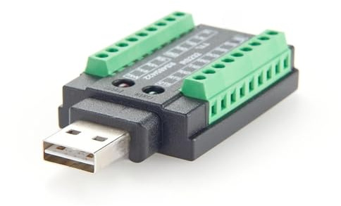Convertidor Serie Industrial 4 en 1 USB a RS232 RS485 RS422 TTL con Chip FT232RNL USB 2,0 A A Adaptador de Bloque de terminales