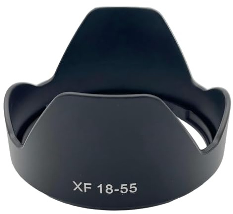 OURHZTB 58 mm Gegenlichtblende für Fujifilm XF 18–55 mm f2.8–4 R LM OIS, XF 14 mm f2.8 R Len, ersetzt Gegenlichtblende, Sonnenschutz, Schutz für Fuji X-T30, X-T20, X-T10, X-T3, XA3 Kamera