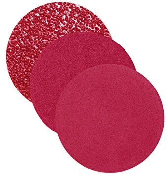 RETOL disques abrasifs auto-agrippants, 200 mm, G100, p. ponceuses multi-disques, céramique (Lot de 50)