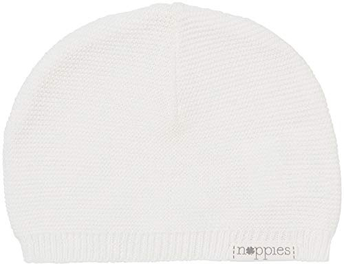 Noppies Unisex baby U-hatt stickad Rosita beanie-mössa, Vit (vit C001), 0-3 Månader