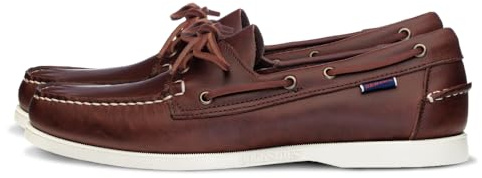 Sebago DOCKSIDES PORTLAND WAXED, Scarpe da Barca, Uomo, Marrone (Brown 900), 43 EU