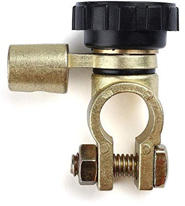 LotFancy Morsetto Interruttore Stacca Batteria per Auto Camion Barche camper ATV, interruttore di interruzione batteria 12V 24V, interruttore di batteria resistente a 360 gradi