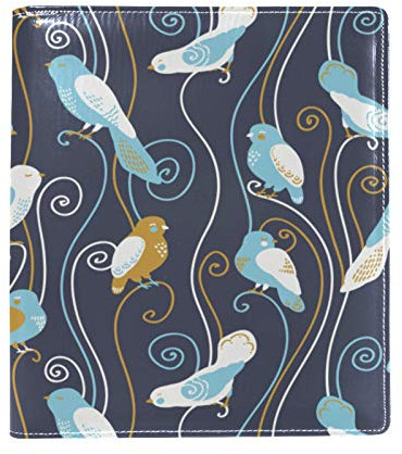 Blue Lark Buchumschlag, dehnbar, passend für die meisten Hardcover-Lehrbücher bis zu 22,1 x 16 cm, klebstofffreier Stoff, Schulbuchschutz, waschbar und wiederverwendbar