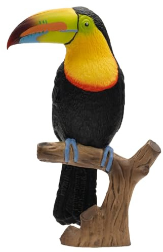 Bullyland 69400 - Spielfigur Fischertukan, ca. 9,6 cm große Tierfigur, detailgetreu, PVC-frei, ideal als kleines Geschenk für Kinder ab 3 Jahren