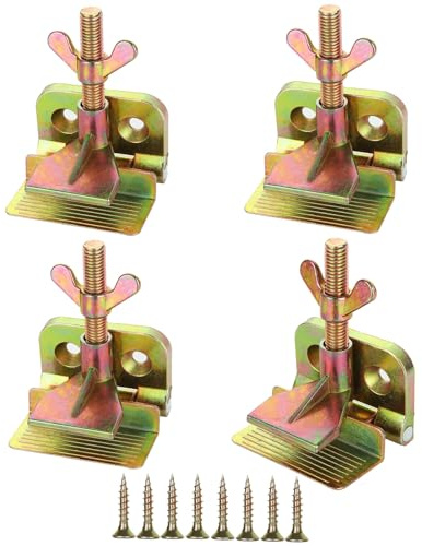 Acrux7 Schmetterlings-Scharnierklemme für Siebdruck, 4 Stück Siebdruckklemmen DIY Hobby Werkzeug zur Befestigung von Siebdruckgitter (mit Schrauben)