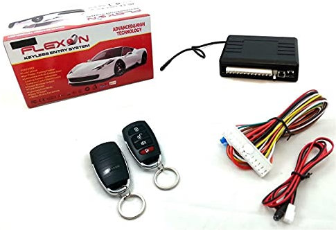 J/J Kit Chiusura Centralizzata Centralina Universale 2 Telecomandi Keyless Entry System Telecomando senza Fili per Chiusura Centralizzata