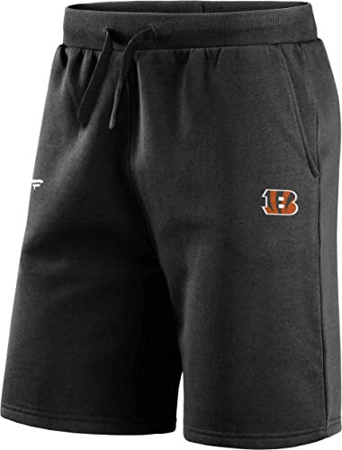 Fanatics - NFL Cincinnati Bengals Primary Logo Fleece Shorts Farbe Schwarz, Größe XL