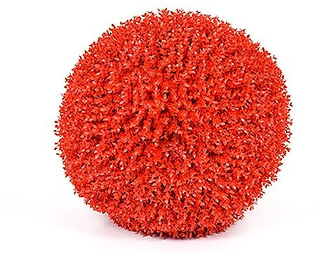 HUHJYUGE Künstliche Pflanzenkugel Runde 35cm, Wetterfest Buchsbaumkugel Plastik Realistische, Dekorative Kugeln Nicht Verblassend, für Veranda, Pflanzgefäß, Inneneinrichtung