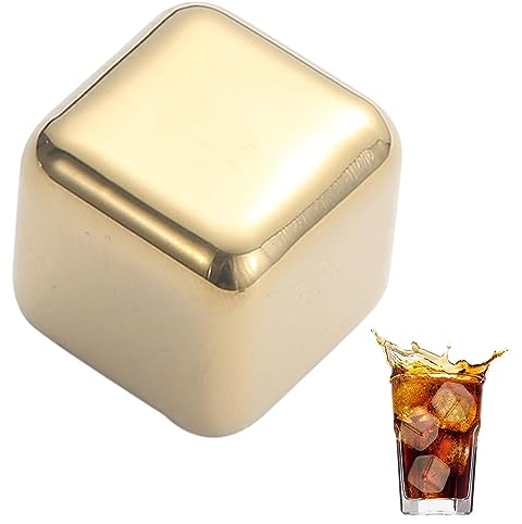 Cubos de hielo de piedra, cubitos de hielo reutilizables sin olor en forma de cubo duraderos, Cubo del refrigerador del vino de las piedras del whisky para el papá de los hombres, de