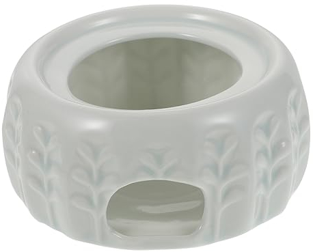 VINTORKY 1stück Ceramic Tea Warmer Mit Teelicht- Eleganter Teekannenwärmer Für Zuhause Büro Und Gastronomie Hitzebeständig Rutschfester Boden Feine Verarbeitung Perfektes Design