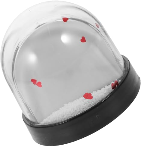 WOFASHPURET Schneekugel Mit Foto-rahmen Leere Schneekugel Für Kreative Bastelprojekte Für Zu Feiertagen Und Geburtstagen Bruchsicherer Sockel