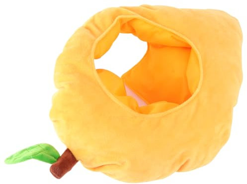 UPKOCH Mango Headdress Fruit Shape Party Headgear for Teens and Adults Cosplay Costume Accessory Orange Funny Photo Prop Hat for Events
