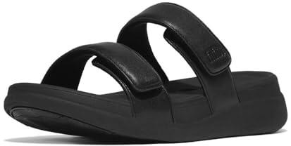 Fitflop Women's F-mode Go Adjustable Flatform Two-bar SlidesSlide Sandal