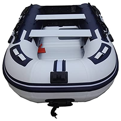 CCKUHN Aufblasbares Kajak für 3 Personen, Schlauchboot, Schlauchboot, Fischerboot mit Aluminiumpaddel, 234 x 123 cm, Wassersport