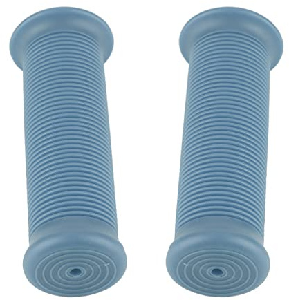 Pyhodi 1 Zoll 25 Mm TPU-Griff, Vintage-Lenkergriffe, für Motorrad und Fahrrad (Grau Blau)
