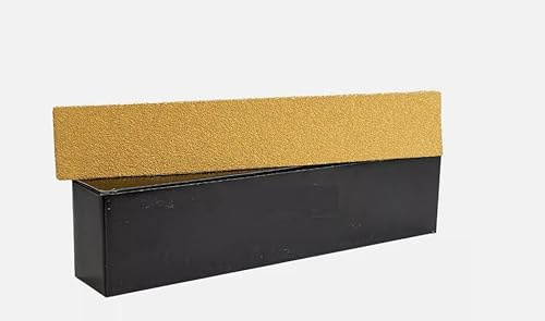 Generic PSA Abrasive Longboard Sandpaper Sheets (2-3/4'' X 16-1/2'') Self-Adhesive Stickyback Sandpaper for Automotive, Woodworking Air File Sander, Hand Sanding Block ((Grit-36) (50PCS)), Yellow