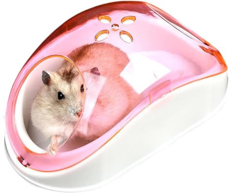 Gwtdtoad Chinchilla Badehaus Sandbad Für Chinchillas Und Degus, Hamster Sand Badezimmer Sandkasten Toilette Sand Trockenbad Container, Hamster Zubehör Für Draußen, Zuhause, Tierhandlung