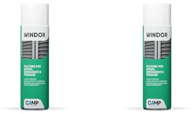 ‎Camp WINDOR, Pulitore ravvivante protettivo, rinnova infissi, serramenti, persiane in PVC, alluminio, legno verniciato, 500 ml (Confezione da 2)