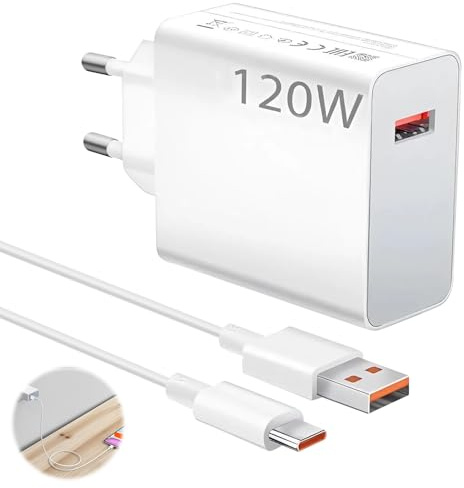 Chargeur 120 W pour Xiaomi câble de charge rapide 1 m, compatible 15 14T et Ultra 13T 12T 11T, Redmi Note 14 13 12 et 5G, Poco X7 et F7 Ultra F6