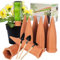 KIMIGO Coni Irrigatori per Piante,Strumenti per Irrigazione,Irrigazione Automatica per Piante da Interno,Kit da 8 Coni per Piantes,Pianta Acqua Dispositivi per Giardino Casa All'aperto per Vacanza