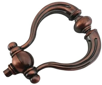 Türklopfer,TüRklopfer Aus Gusseisen Retro Hof Holz Tür Pull Ring Klopfer Einfache Zink-legierung Tür Anti-diebstahl Tür Klopfer(3199 Red Ancient)