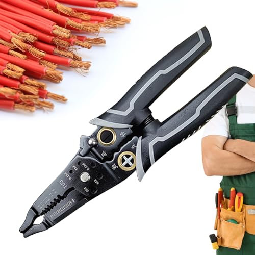 Sionhiuo Herramienta pelacables multifuncional, Pelacables multiusos,Alicates pelacables compactos | Alicates para cortar cables, Pelacables profesionales, Herramientas para cortar cables, Cortadores