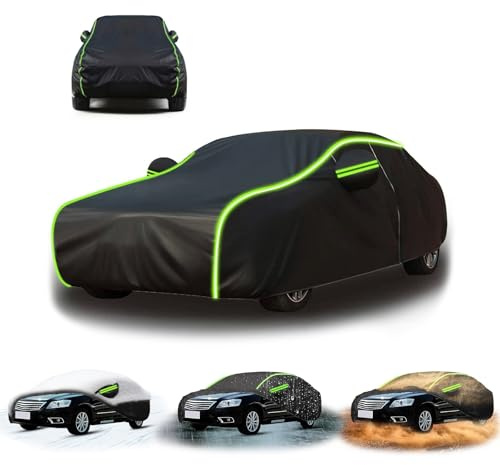Car Cover Outdoor for mini Classic 1997-2000, Car Covers for Outside Storage, Dustproof Scratch proof UV resistant All Weather Protection, with Door Zipper f57