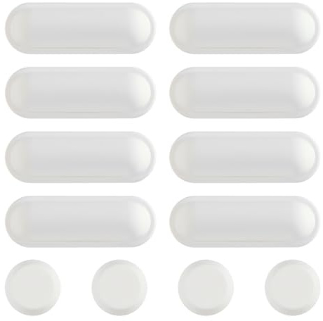 Hoite Lot De 12 Tampons Pour Abattant De WC, Tampons Amortisseurs Pour Siège En Bois