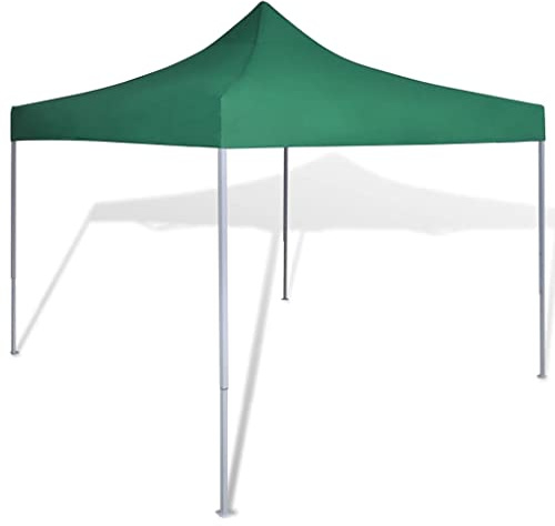 Tonnelle de Jardin Pliable, Tente de Réception Pavillon Barnum de Jardin Verte 3 x 3 m