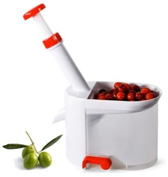 TrAdE shop Traesio SNOCCIOLATORE Manuale SNOCCIOLA Ciliegie Olive per MARMELLATE E INSALATE