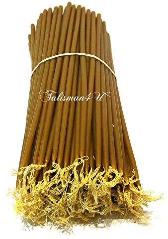 50 Beeswax Taper Candles 11 Tall Church Jerusalem Holy Land Candles