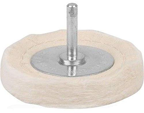 Disco de Pulido para Taladro, de Terciopelo cónico, de algodón, para manipular Aluminio y Acero Inoxidable