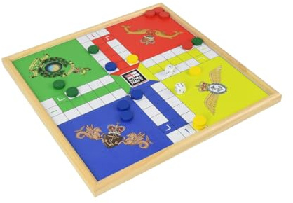 Wooden Uckers Game - Royal Navy Edition