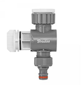Water filter for outside garden tap,stops irrigation systems blocking,filters grit,rust,and limescale flakes, cleanable filter