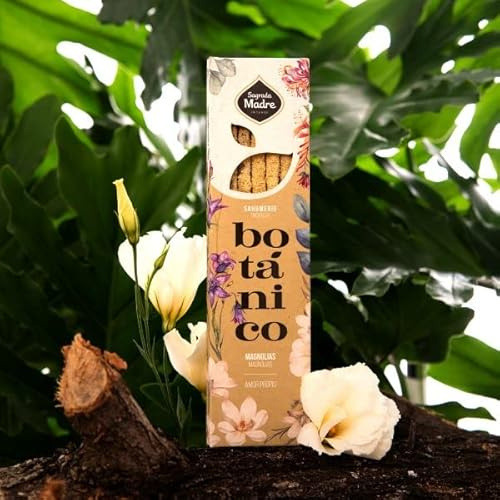 Generico Incenso Naturale alla Magnolia, 6 Stick Extralarge da 1 Ora | Artigianale, Ecologico, Rilassante, Profumo Botanico, Fatto in Argentina
