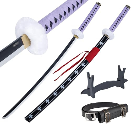 57 SPECIAL REPLICAS - Katana in legno per cosplay e collezione - Spada Katana di Bambou Decorativo - Cosplay Anime Catana - 105 cm